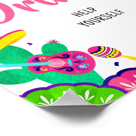 Little Senorita Fiesta Baby Duschgetränke Poster (Ecke)