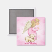 Little Sessings Angel Girl Magnet (Vorderseite/Rückseite)