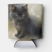 Little Shadow Black Kitten Dosenkühler (Vorderseite)