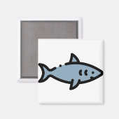 Little Shark Magnet (Vorderseite/Rückseite)