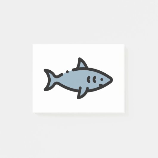 Little Shark Post-it Klebezettel (Vorderseite)