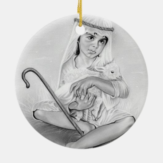 Little Shepherd Boy Christmas Ornament (Hinten)