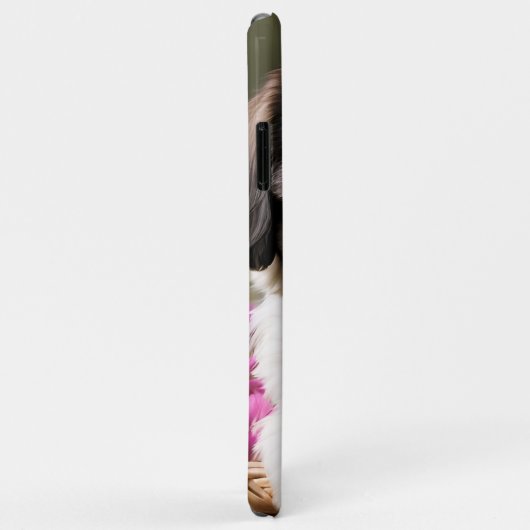 Little Shih Tzu Puppy-Basket-Blume Case-Mate iPhone Hülle (Hinten/Rechts)