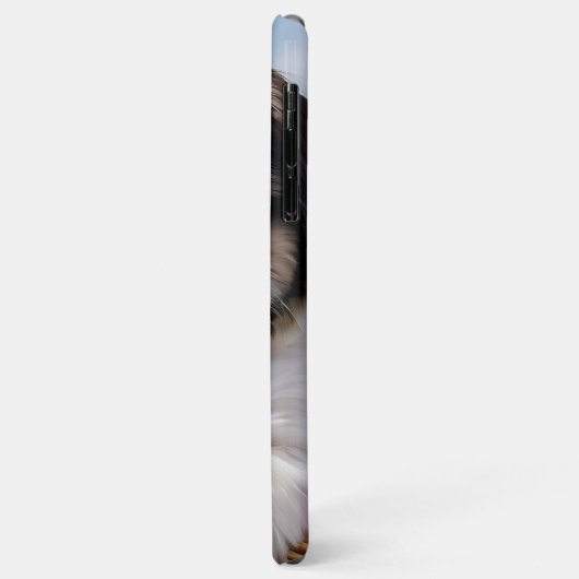 Little Shih Tzu Puppy-Basket-Blume Case-Mate iPhone Hülle (Hinten/Links)