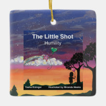 Little Shot Demut Buchcover Keramik-Ornament
