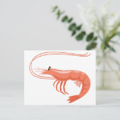 Little Shrimp Postkarte (Stehend Vorderseite)