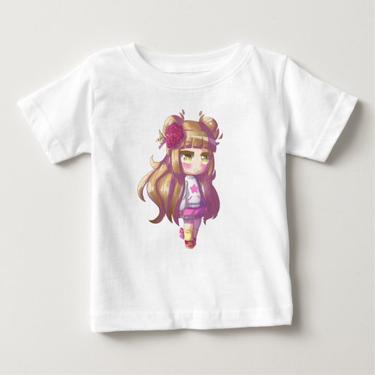Little Shy Girl Baby T-shirt (Vorderseite)