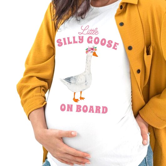 Little Silly Goose On Board T-Shirt