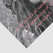 Little Sinti und Roma Girl Party Tissue Paper Seidenpapier (Ausschnitt)