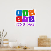 Little Sis Custom Poster (Küche)