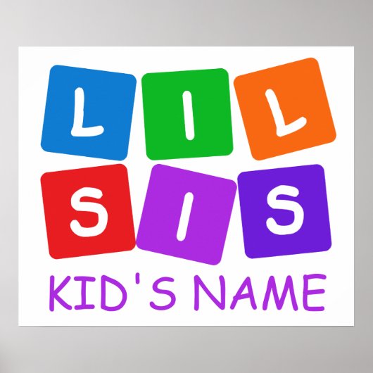 Little Sis Custom Poster (Vorne)