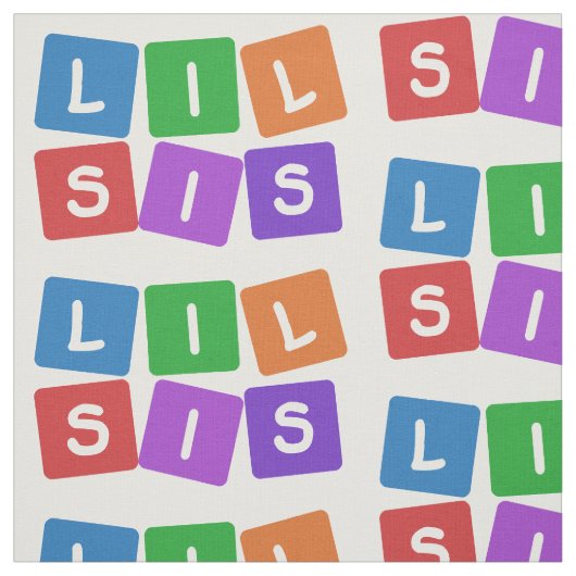 Little Sis Custom Tuch Stoff (Muster)