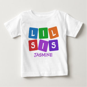 Little Sis INDIVIDUELLE NAME Baby T-shirt
