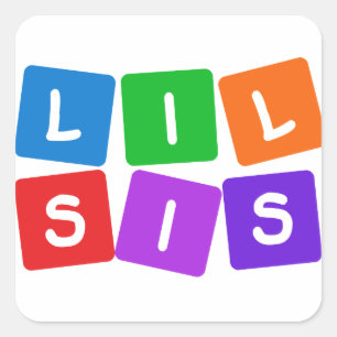 Little Sis Sticker