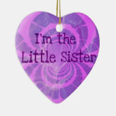 Little Sis Weihnachten Keramikornament (Rechts)