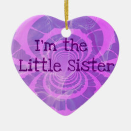 Little Sis Weihnachten Keramikornament