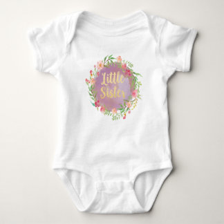 Little Sister Announcement Blouse Baby Strampler