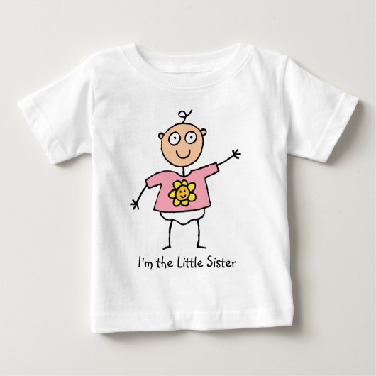 Little Sister Baby T-shirt (Vorderseite)