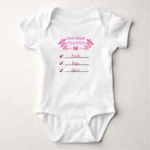 Little Sister Checklist T - Shirt