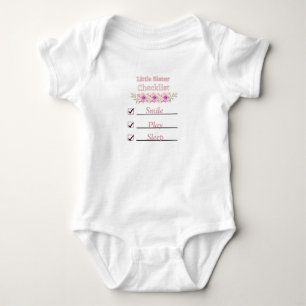 Little Sister Checklist T - Shirt