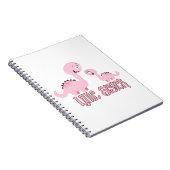 Little Sister Dinosaur Notizblock (Rechte Seite)