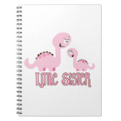 Little Sister Dinosaur Notizblock (Vorderseite)