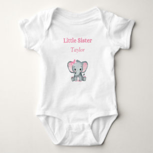 Little Sister Elephant Ein-Stück-T - Shirt