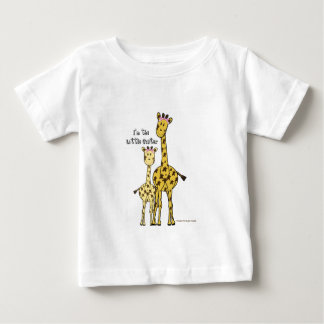Little Sister Giraffe Baby T-shirt