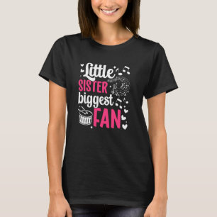 Little Sister Größter Fan Drumline Sister Drumline T-Shirt
