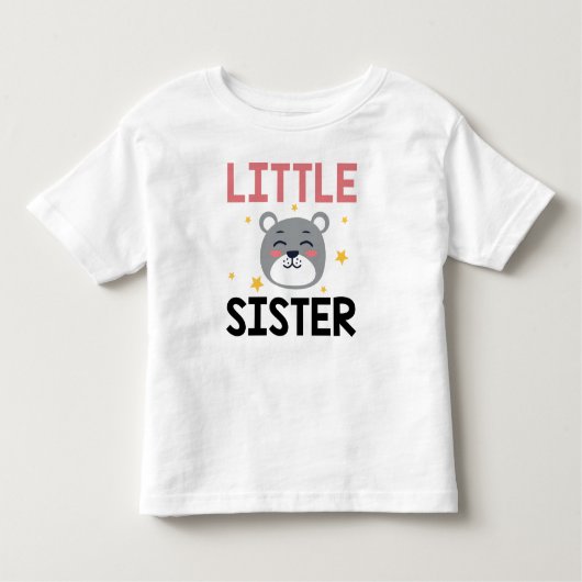 Little Sister Kleinkind T-shirt (Vorderseite)