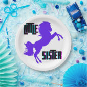 Little Sister Lila Pony Pappteller (Party)