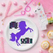 Little Sister Lila Pony Pappteller (Party)