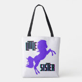Little Sister Lila Pony Tasche (Rückseite)