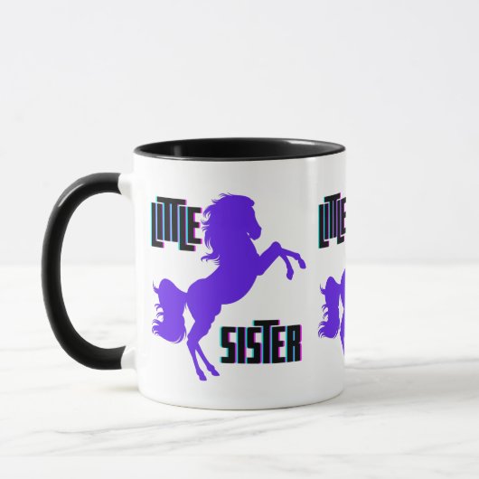 Little Sister Lila Pony Tasse (Links)