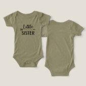Little Sister | Matching Sibling Family (Design Vorderseite & Rückseite)