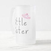 Little Sister Mattglas Bierglas (Vorderseite Links)