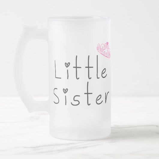 Little Sister Mattglas Bierglas (Links)