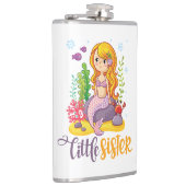 Little Sister 🧜 ‍ ♀️ Mermaid Flachmann (Rechts)
