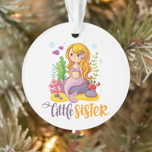 Little Sister 🧜 ♀️ Mermaid Ornament (Baum)