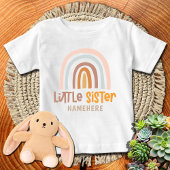 Little Sister Personalisiert Baby T-shirt
