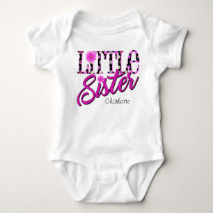 Little Sister Polka Dots Baby Strampler