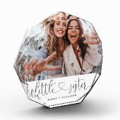 Little Sister Script Sister Gift Foto Keepake (Links)