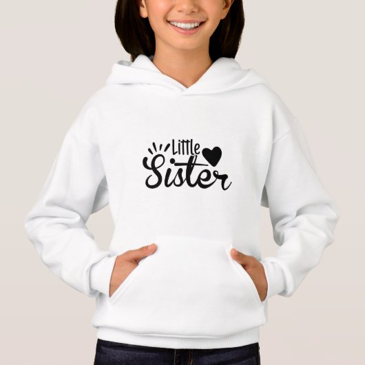 Little Sister - Sister Hoodie (Vorderseite)