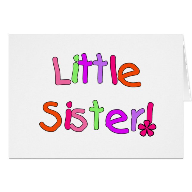 Little Sister T - Shirt und Geschenke (Vorderseite (Horizontal))