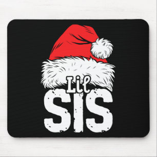 Little Sister Weihnachtsfamilie Matching Pyja Mousepad
