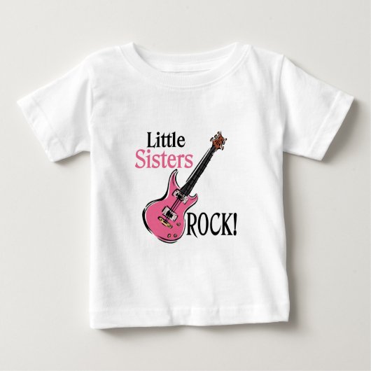 Little Sisters Rock Baby T-shirt (Vorderseite)