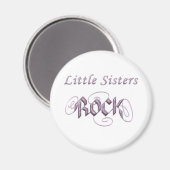 Little Sisters Rock Magnet (Vorderseite/Rückseite)
