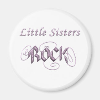 Little Sisters Rock Magnet