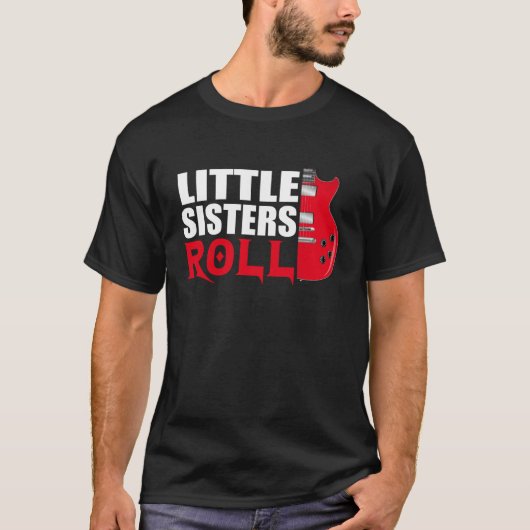 Little Sisters Roll Matching Younger Sister T-Shirt (Vorderseite)