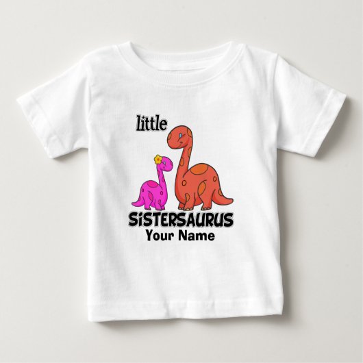 Little Sistersaurus 2 Baby T-shirt (Vorderseite)